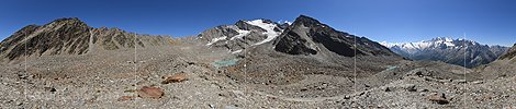 360° Panoramafoto Grüebugletscher (Stand 8.2020)