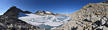 Panoramic photo Chüeboden Glacier (Date 9.2020)