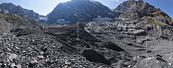Panoramafoto Gamchigletscher (Stand 9.2020)