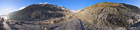 360° Panoramafoto Oberaargletscher (Stand 8.2021)