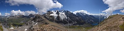 Panoramafoto Blüemlisalpgletscher (Stand 9.2021)