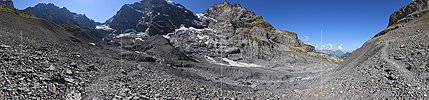 Panoramafoto Gamchigletscher (Stand 9.2021)