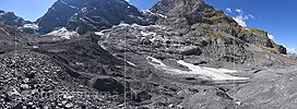 Panoramafoto Gamchigletscher (Stand 9.2021)