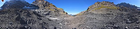 Panoramafoto Gamchigletscher (Stand 10.2021)