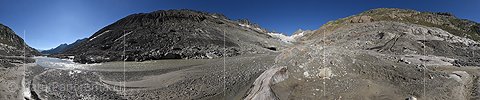 360° Panoramafoto Oberaargletscher (Stand 7.2022)