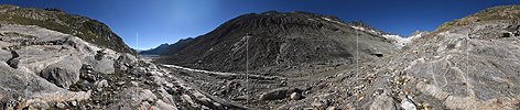 360° Panoramafoto Oberaargletscher (Stand 7.2022)