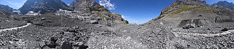 360° Panoramafoto Gamchigletscher (Stand 8.2022)