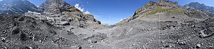 Panoramafoto Gamchigletscher (Stand 8.2022)