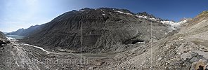 Panoramafoto Oberaargletscher (Stand 7.2023)