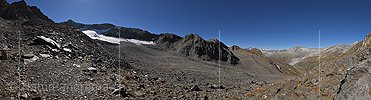 360° Panoramafoto Muttgletscher (Stand 9.2023)