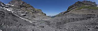 Panoramafoto Gamchigletscher (Stand 7.2024)
