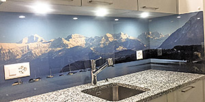 NaturPanorama.ch: Panoramafoto-Küchenrückwand aus Glas