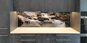 NaturPanorama.ch: Panoramafoto-Küchenrückwand aus Glas