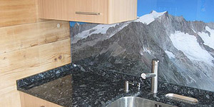 NaturPanorama.ch: Panoramafoto-Küchenrückwand aus Glas