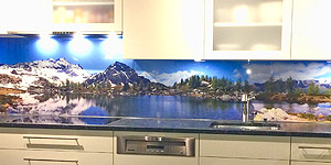 NaturPanorama.ch: Panoramafoto-Küchenrückwand aus Glas