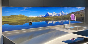 NaturPanorama.ch: Eiger, Mönch und Jungfrau auf Küchenrückwand