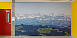 NaturPanorama.ch: Wandbild in Aufenthaltsraum